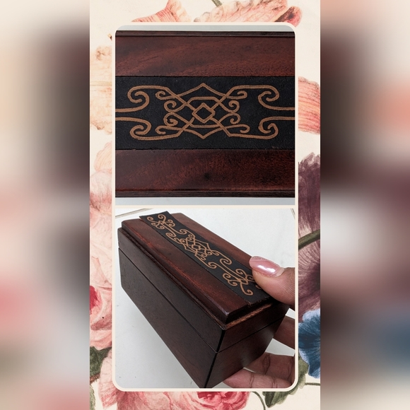 Rustic ring storage box / jewelry organization - Picture 2 of 3